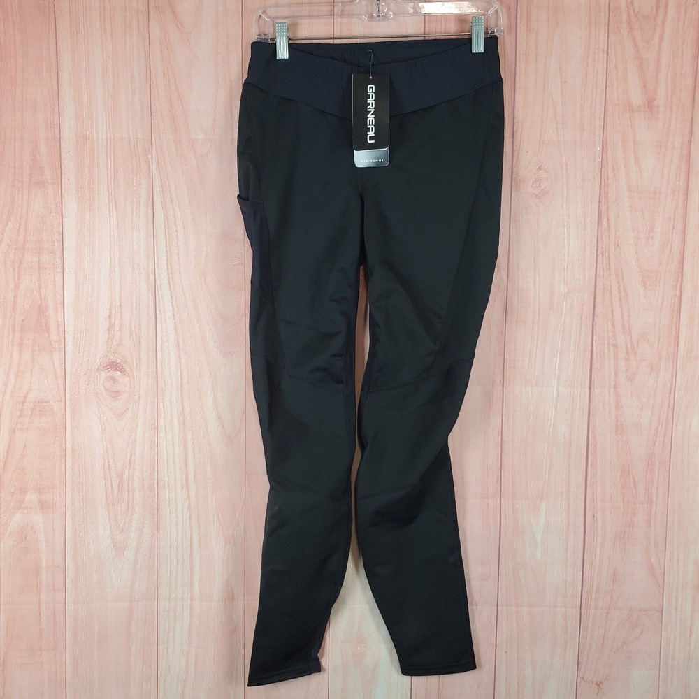 Louis Garneau Solano‎ Cycling Tights Pants Mens Small Black Stretch Athleisure